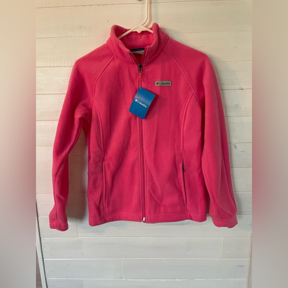Columbia Kids Bright Pink Fleece Jacket